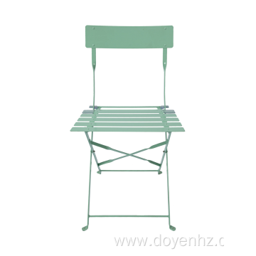 Outdoor Metal Folding Slat Chair(5Seat & 1Back)